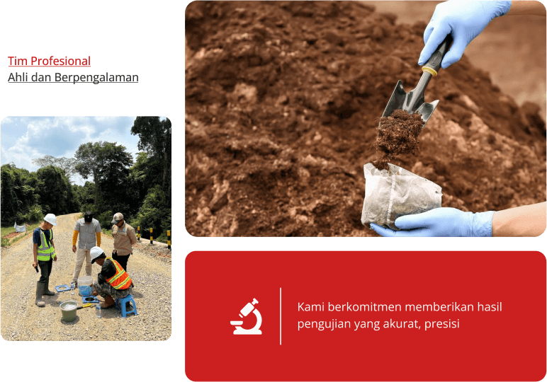 uji lab beton & tanah